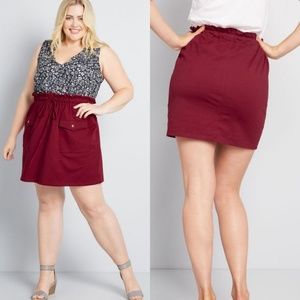 NWT Plus Size Modcloth Have It All Knit Skirt